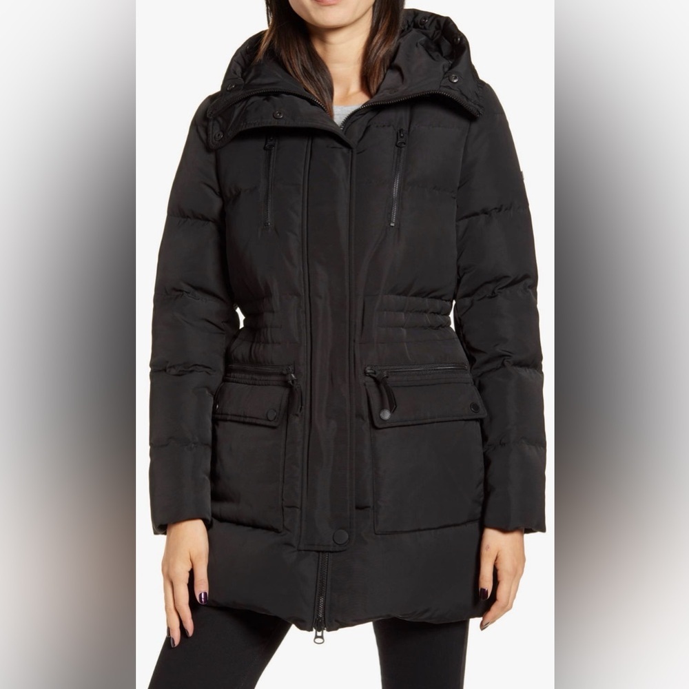 Derek Lam 10 Crosby Black Puffer Jacket - Size XL